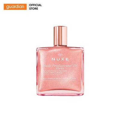 Dầu Khô Đa Năng Phiên Bản Nhũ Nux Huile Prodigieuse® Or Florale 50ml | Guardian Việt Nam