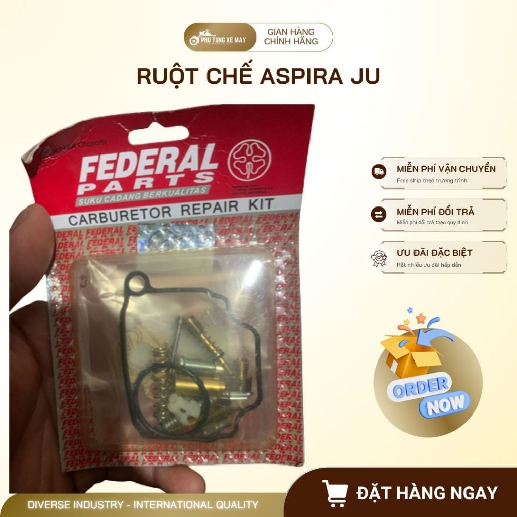 Bộ Ruột Chế Hòa Khí (BXC) ASPIRA Dành Cho Xe Yamaha Jupiter | PTXM Phong Hằng