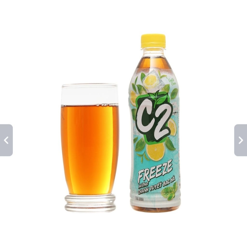 Lốc 6 chai C2 chanh tuyết 455ml