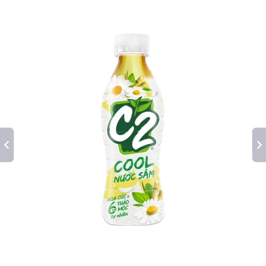 1 Lốc 6 chai C2 ( 280ml x 6) nước sâm hoa cúc thảo mộc tự nhiên