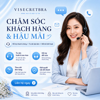 Dịch vụ hậu mãi VIP được bao gồm miễn phí cho các sản phẩm áo ngực