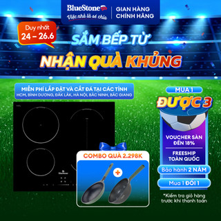 Bếp âm từ đa vùng nấu bluestone icb-6845 | 7100w | mặt kính schottceran