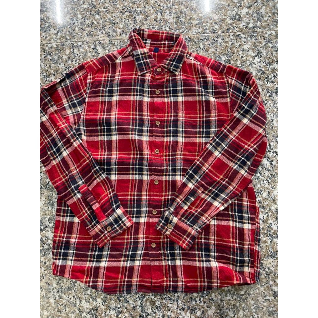 Sơ Mi Caro Nữ 2Hand Uniqlo 160 Size M