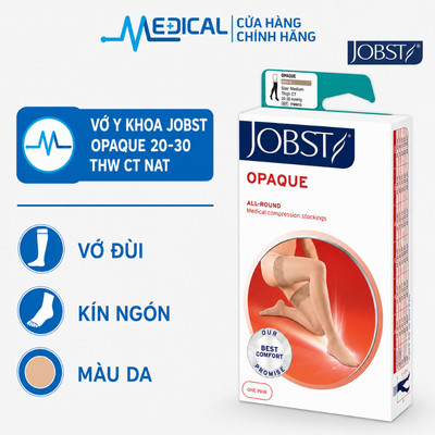 Vớ tất đùi y khoa hỗ trợ suy giãn tĩnh mạch JOBST Opaque - MEDICAL