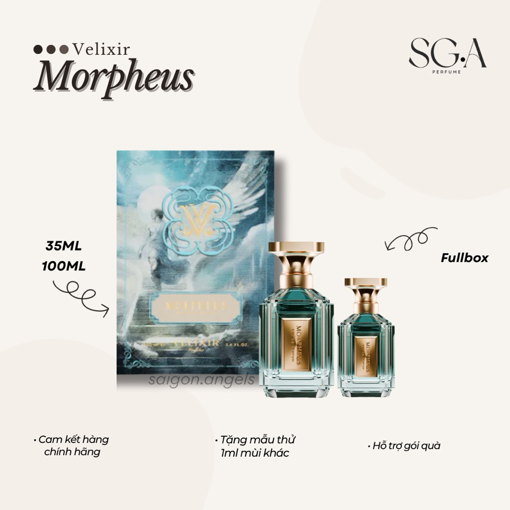 Nước hoa Velixir Morpheus • Fullbox 35ml - 100ml
