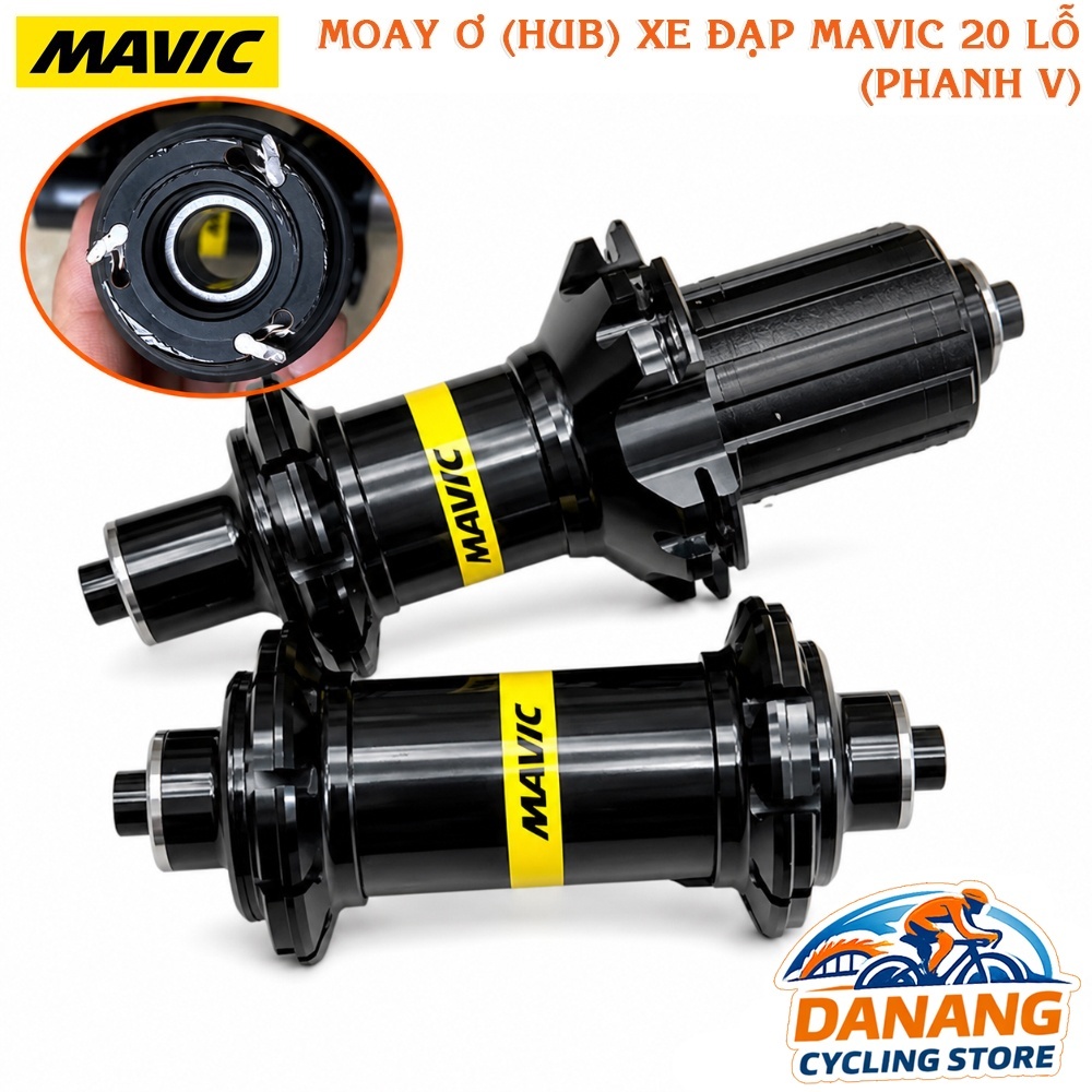 Moay ơ (Đùm) Xe Đạp Mavic 20 Lỗ – Hub Phanh V