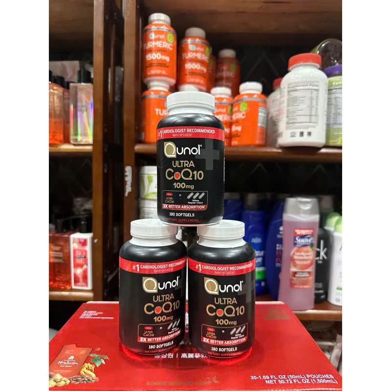 Qunol Ultra CoQ10 100mg 180 Viên Mỹ – CoQ10 Hấp Thu Tốt, Hỗ Trợ Sức Khỏe Tim Mạch - Thebeautyvietnam
