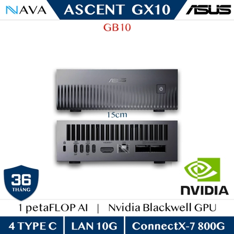 Mini PC AI ASUS Ascent GX10 NVIDIA GB10 128GB LPDDR5X WiFi 7 10G LAN