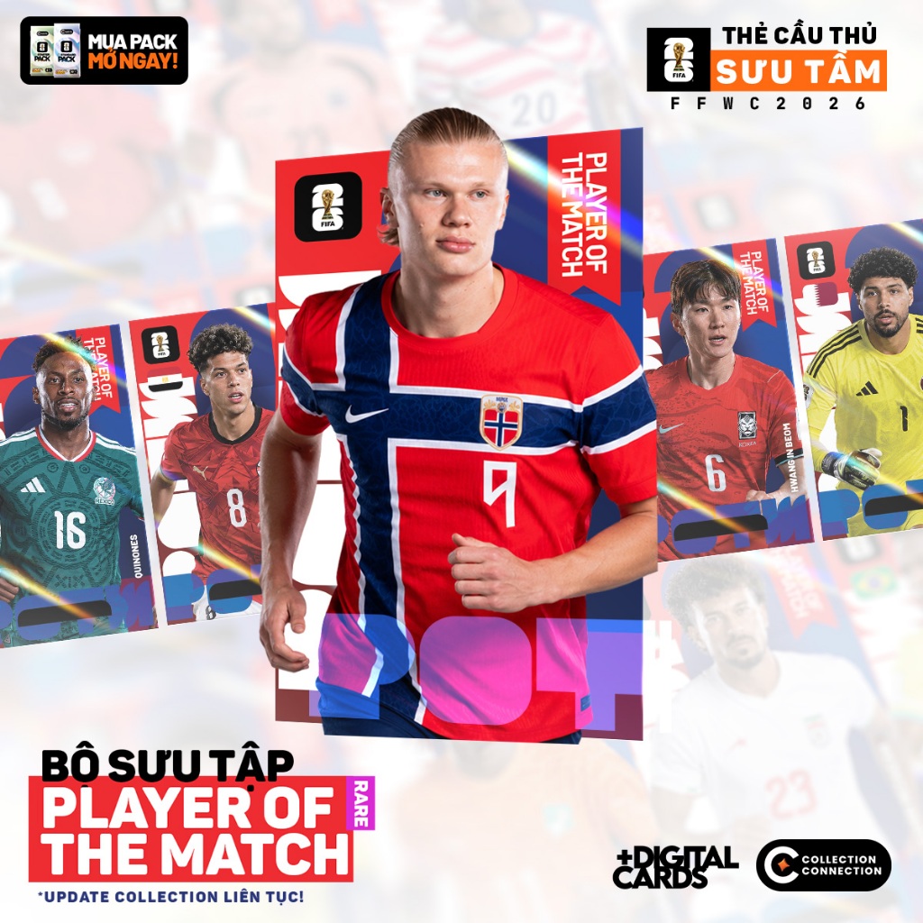 WC2026 | Pack Thẻ Sưu Tầm Cầu Thủ WC2026 +DIGITALCARD | GCD Shop
