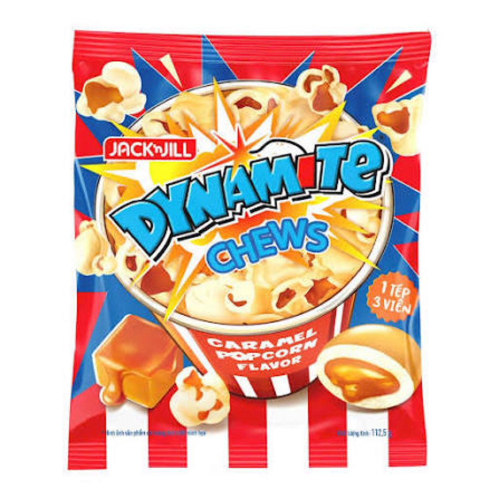 Kẹo dynamite 3 viên hương caramen