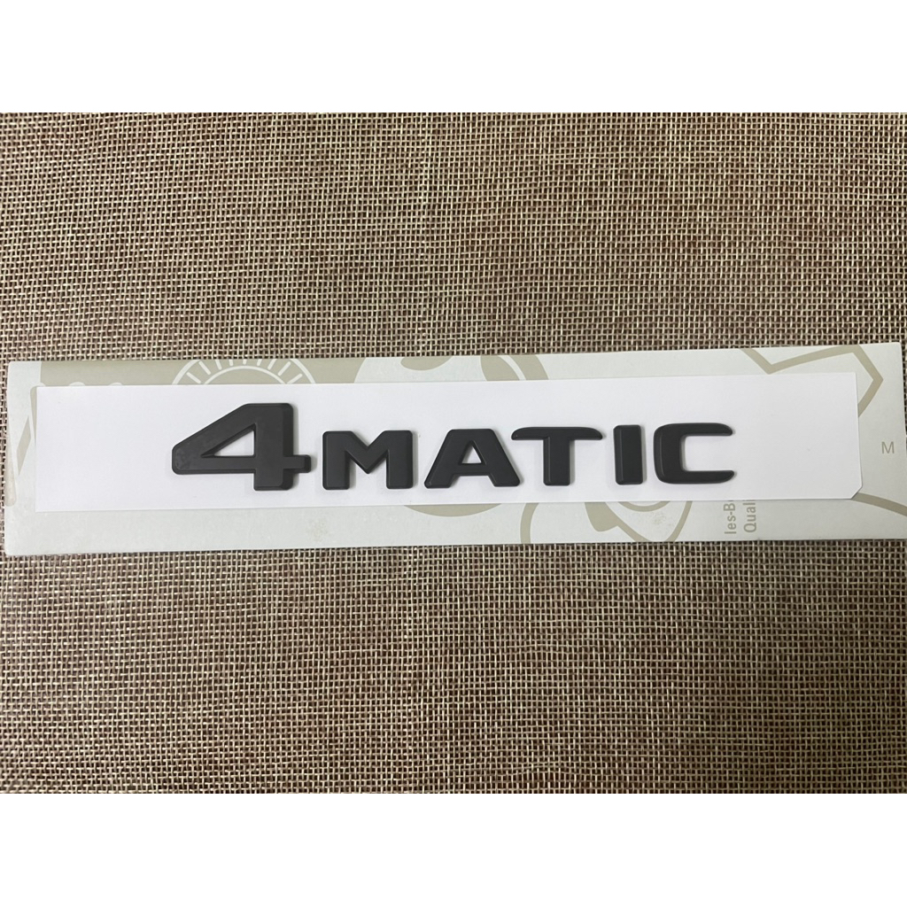 Tem 4matic đen , Chữ Glc 4matic , chữ dán nổi 4matic đen