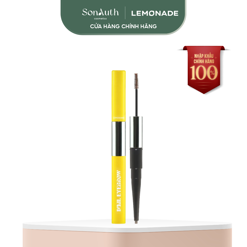Chì kẻ mày 2 đầu Lemonade Dual Eyebrow 2.75g