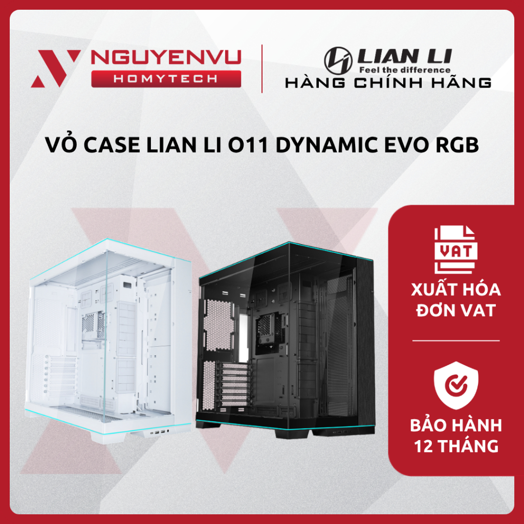 [Full VAT] Vỏ case LIAN LI O11 DYNAMIC EVO RGB (E-ATX/Type-C/Kính cường lực/Dải LED RGB) - CHÍNH HÃN