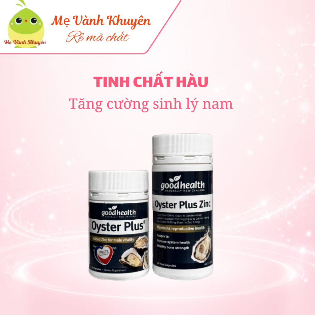 Hàu Good Health Oyster Plus 60 viên hỗ trợ sức khoẻ cho nam giới
