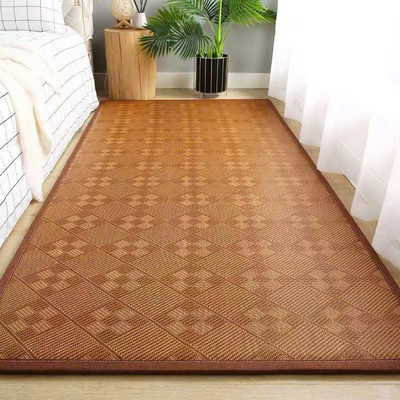 Nệm Chiếu Mây Điều Hòa Bo decor dạng thảm xuất Nhật, chống trượt, êm mềm, mát mẻ, gọn nhẹ kích thước 1m2,1m5,1m6,1m8,2m2