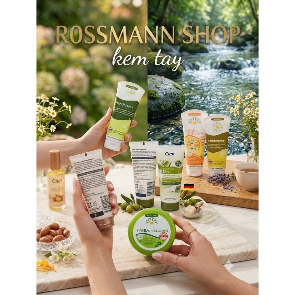 Kem Dưỡng da - Kem Dưỡng Da Tay  Cien handcrem Đức 150ml, 100ml