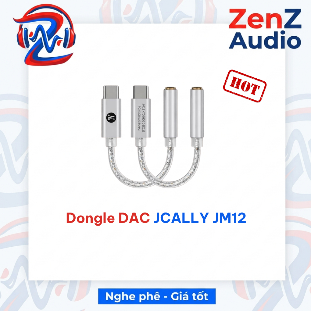 Dongle DAC JCALLY JM12 | ZENZAUDIO