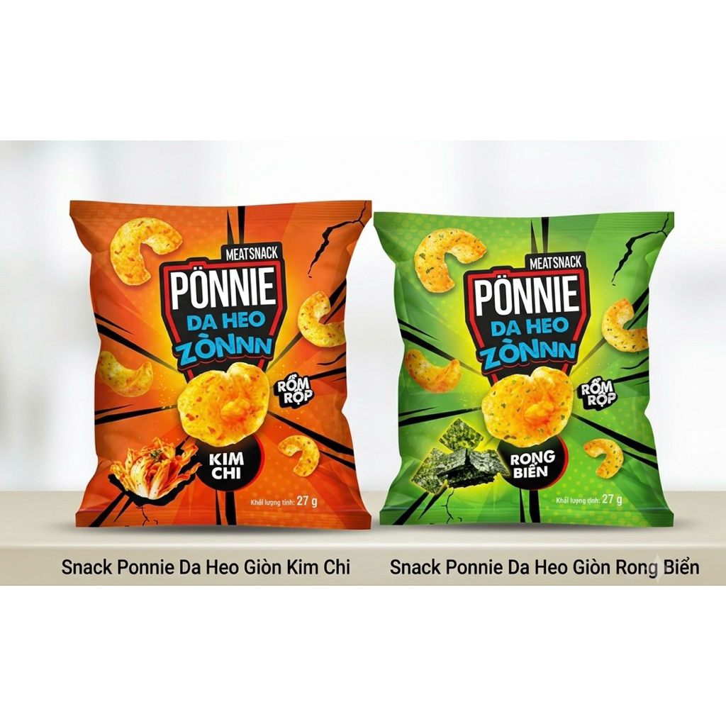 Snack Da Heo Chiên Dòn Ponnie 30G