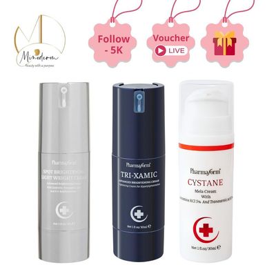 Kem dưỡng Pharmaform Tri-xamic, Spot Brightening cream giảm thâm nám, làm sáng da chuyên sâu 30ml