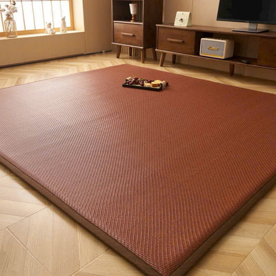 Nệm Chiếu Mây Điều Hòa dạng thảm xuất Nhật Bodecor chống trượt, êm mềm, mát mẻ, gọn nhẹ kích thước 1m2,1m4,,1m6,1m8,2m2
