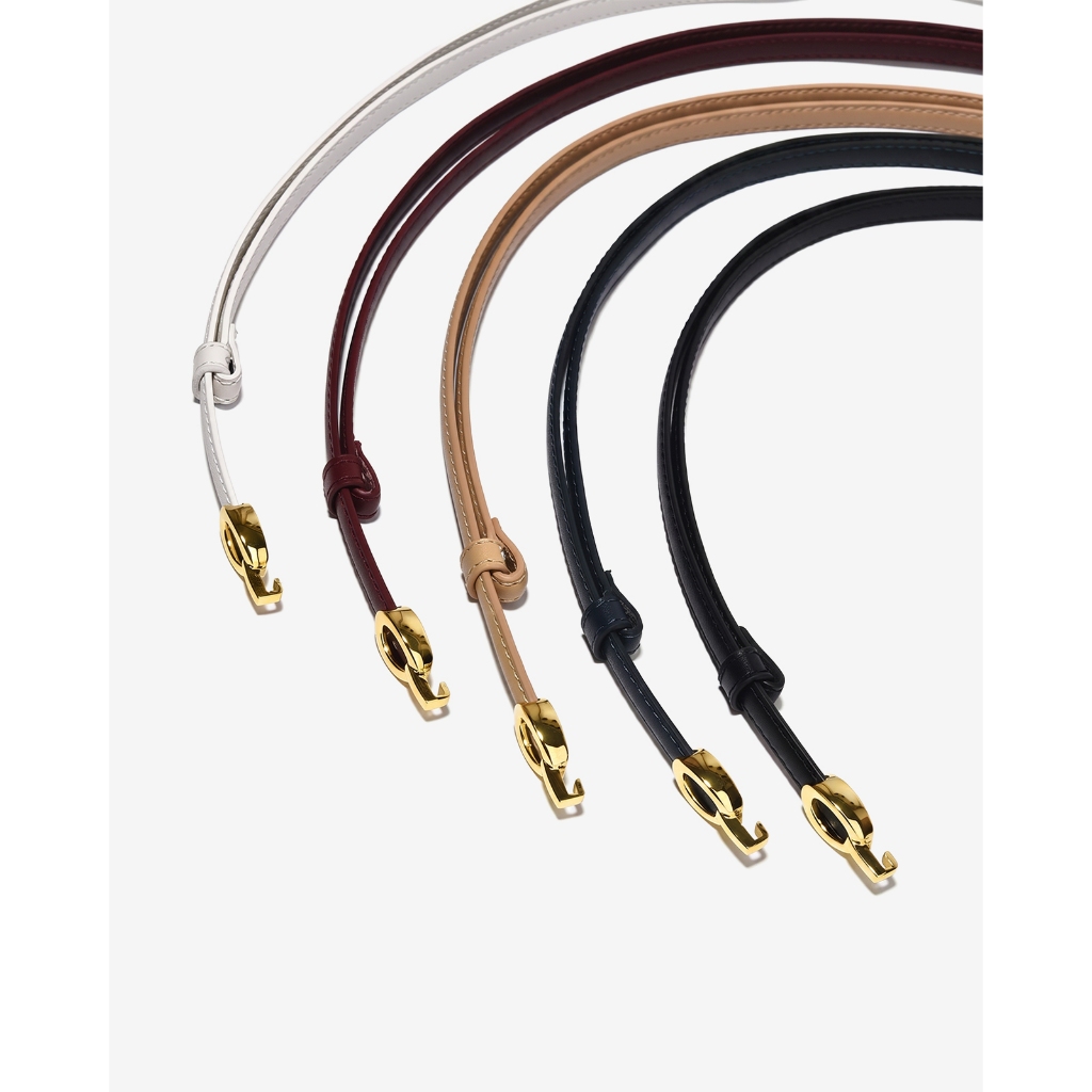 Nịt Da Nữ Zucia Khóa Oval Ánh Vàng - TD49