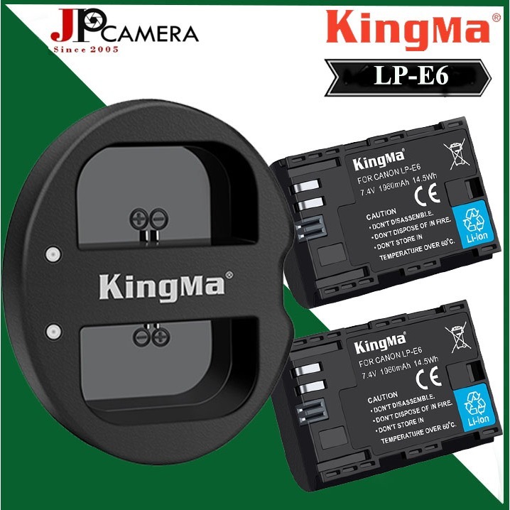 Pin sạc máy ảnh Kingma cho Canon LP-E6