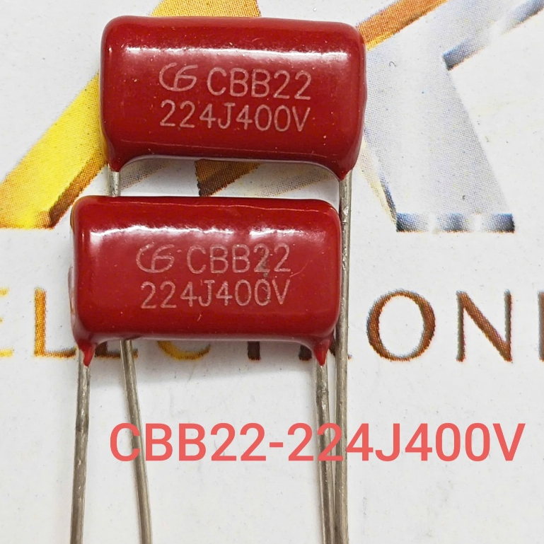 (Combo 10 con) Tụ CBB22 224J 400V 224J400V 400V224J 1.0uF khoảng cách chân 15mm