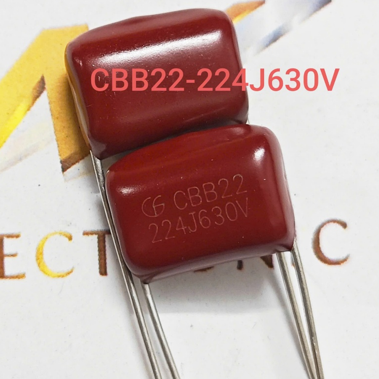 (Combo 10 con) Tụ CBB22 224J 630V 224J630V 630V224J 1.0uF khoảng cách chân 15mm