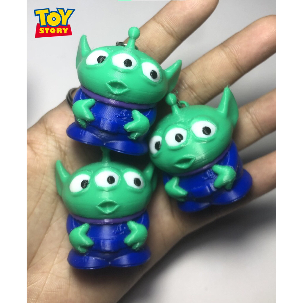 Móc Khóa Alien 3 Mắt | Mô hình In 3D Toy Story