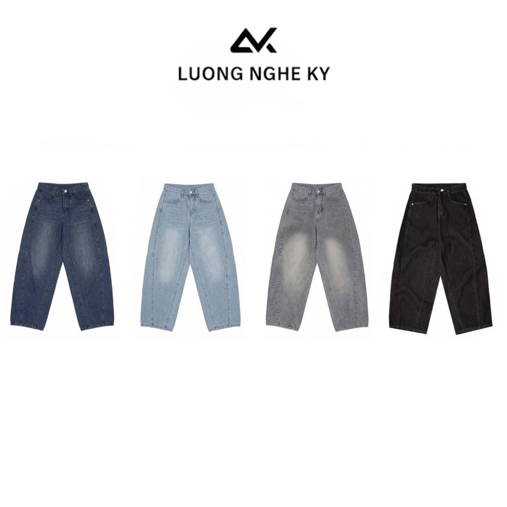 { BST 2026 } PUMPKIN JEANS K11 - QUẦN JEANS BÍ FORM NAM NỮ DL 380 GSM ( Đã xử lí co rút ) LNKWEAR