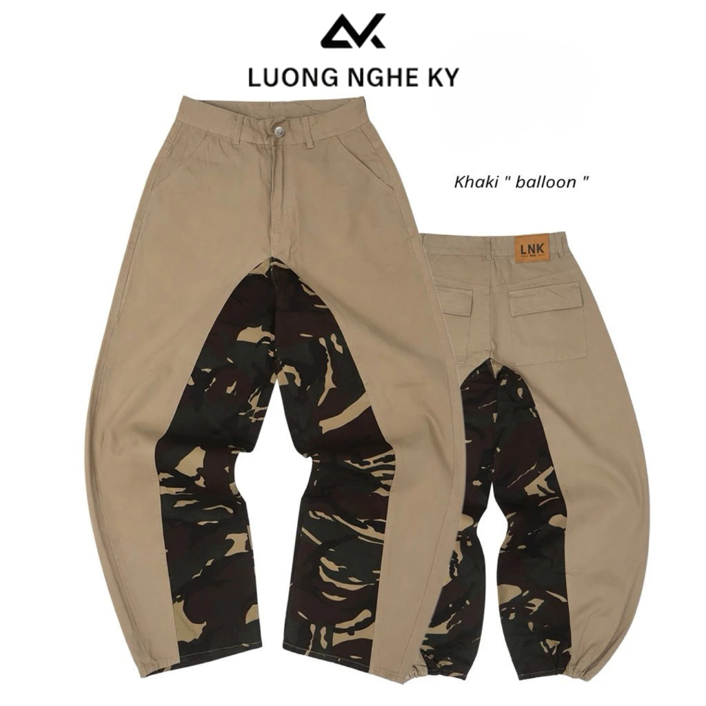 [DEAL MỞ BÁN ] QUẦN KAKI " BALLON NHẬT BẢN " FORM UNISEX VẢI XÉO DL 360GSM LNKWEAR