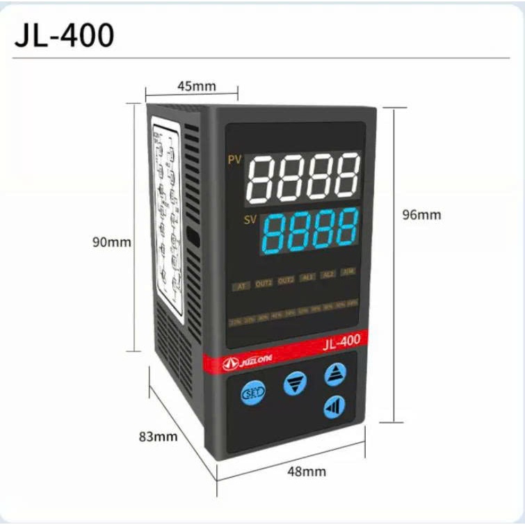 Đồng Hồ Điều Khiển Nhiệt Độ JL400 JL700 PID 220V đa năng ra SSR Relay 2 báo động  xuất VAT JUZLONG