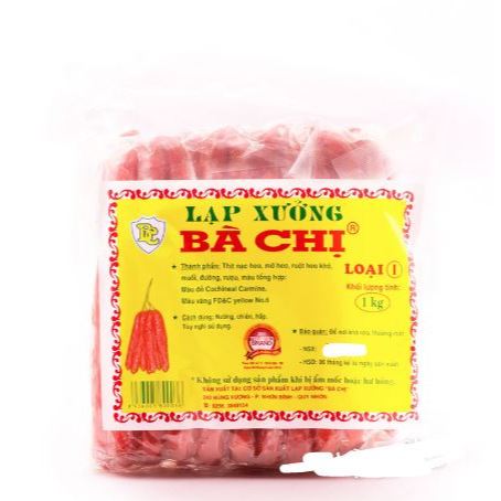 Lạp xưởng Bà Chị 1kg- Lạp xưởng Bà chị 1kg