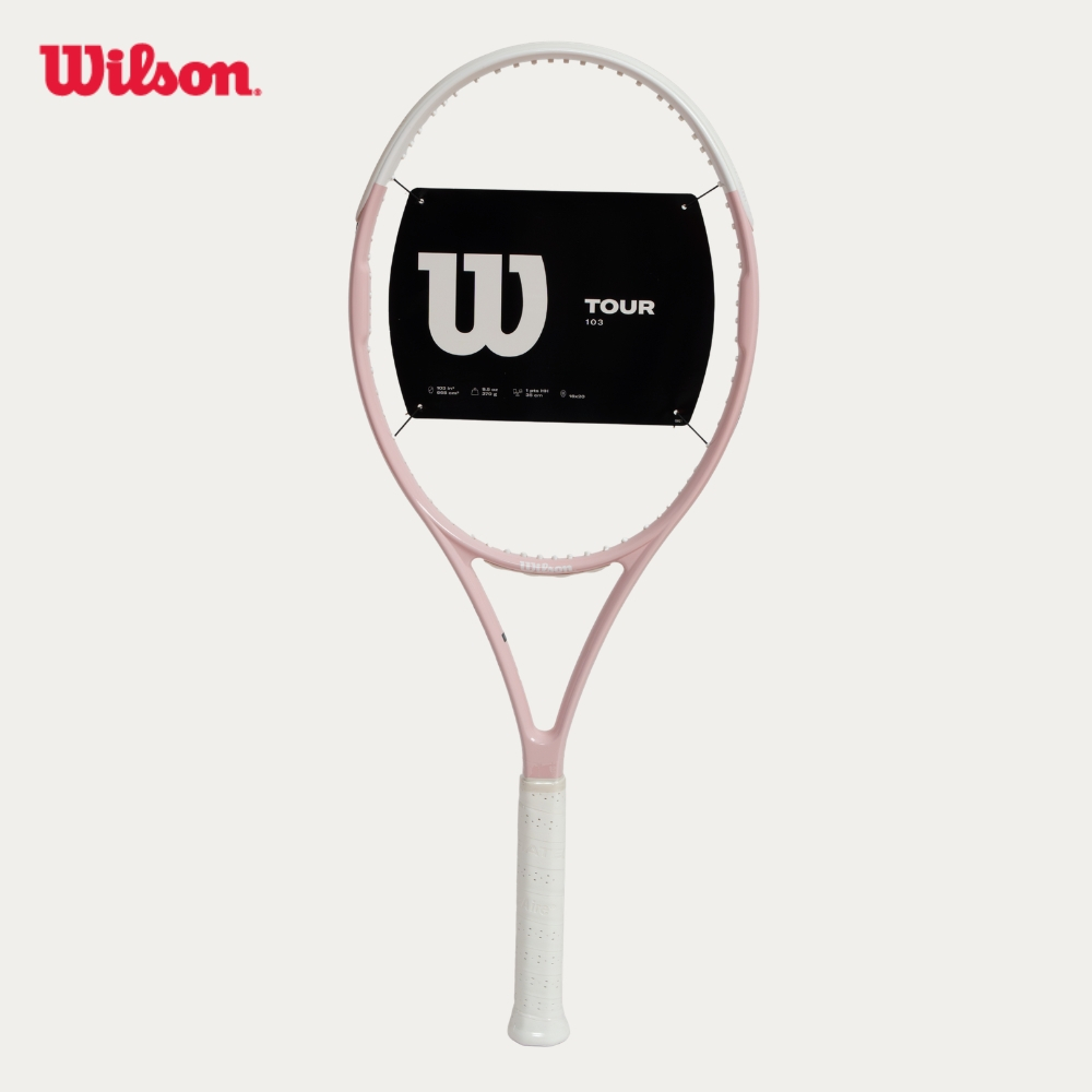 Wilson Tour 103 Tennis Racket Pink/White Vợt Tennis Chưa Căng Dây WR204911U