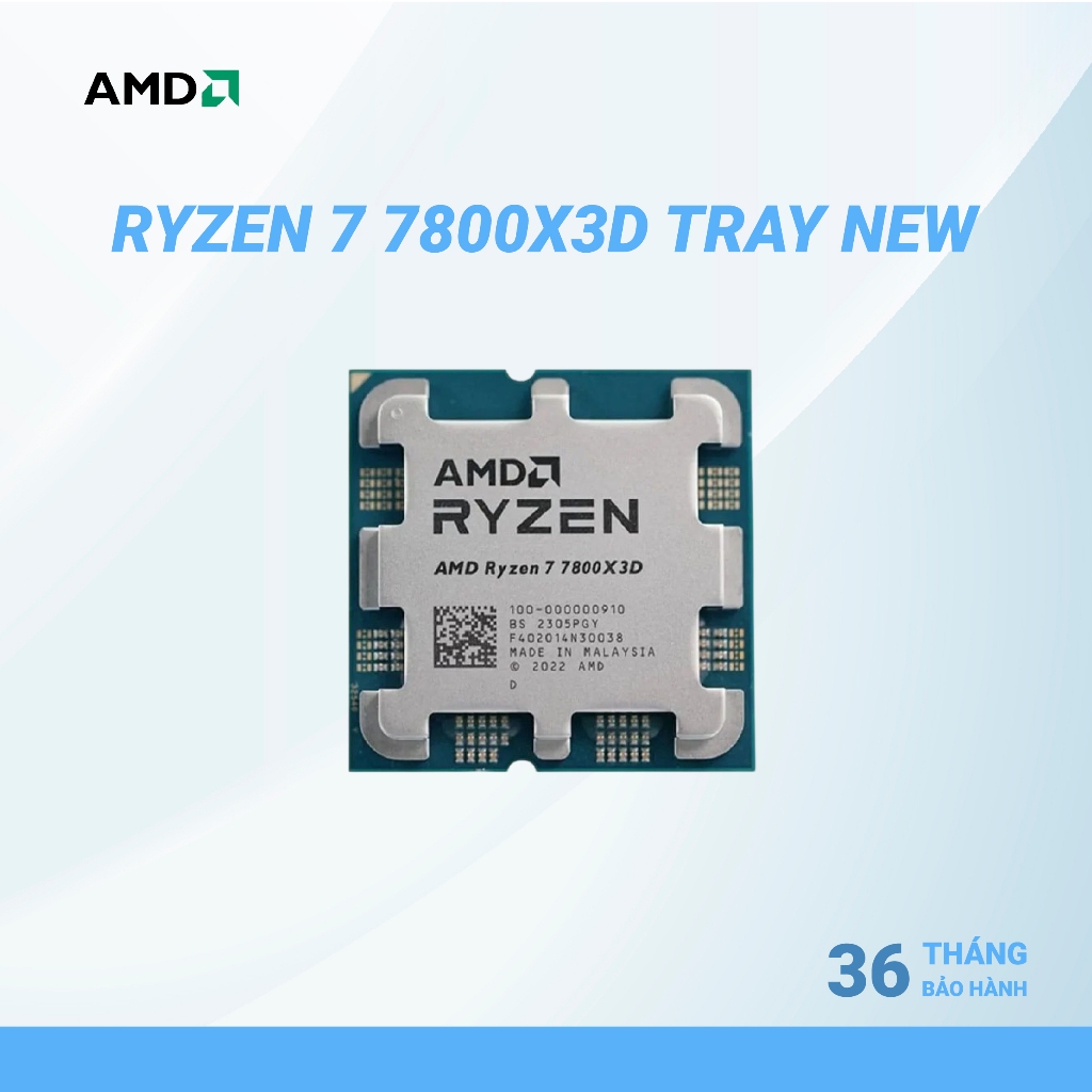 CPU AMD RYZEN 7 7800X3D TRAY NEW
