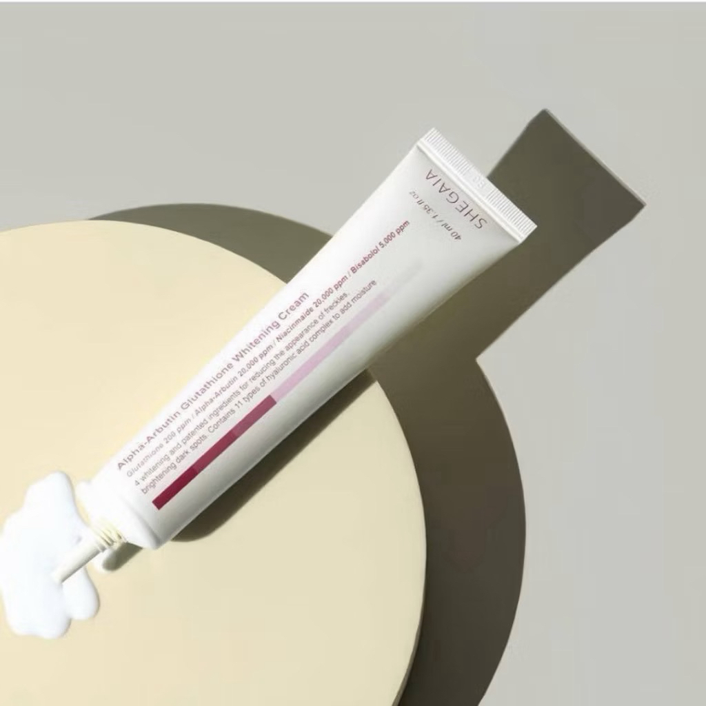 (ĐMN) Shegaia - Alpha-Arbutin Glutathione Kem dưỡng trắng da 40ml