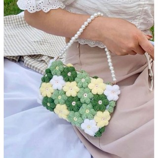 Túi Hoa len ghép Lala (Handmade)
