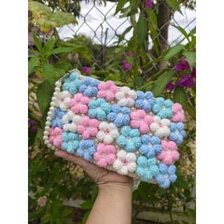 Túi Hoa len ghép Lala (Handmade)