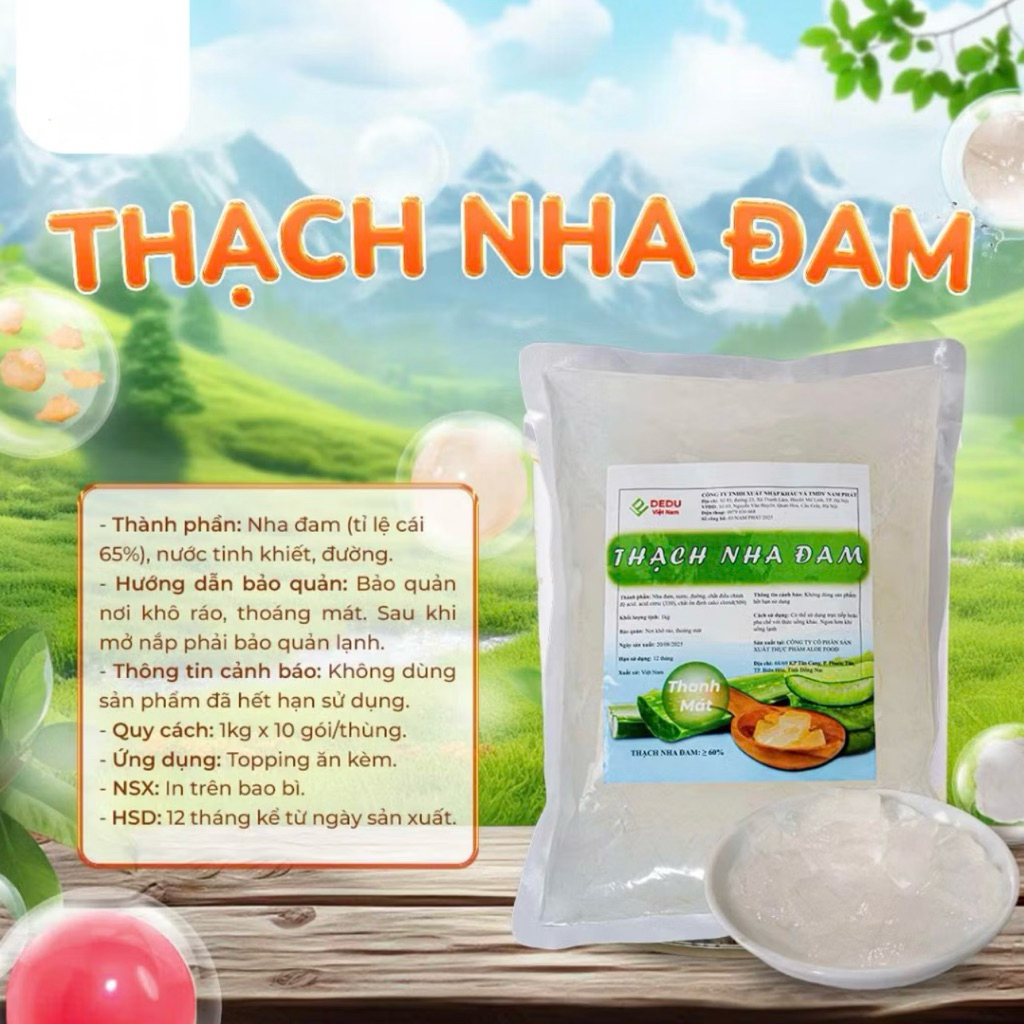 Thạch nha đam DEDU 1kg