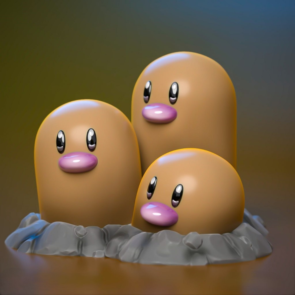 Dugtrio Pokemon 1/20