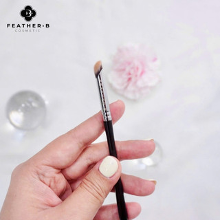 Cọ môi Feather B lông cam - cọ lông thú - cọ tán môi