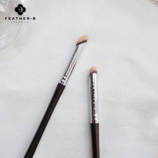 Cọ môi Feather B lông cam - cọ lông thú - cọ tán môi