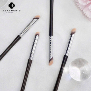 Cọ môi Feather B lông cam - cọ lông thú - cọ tán môi