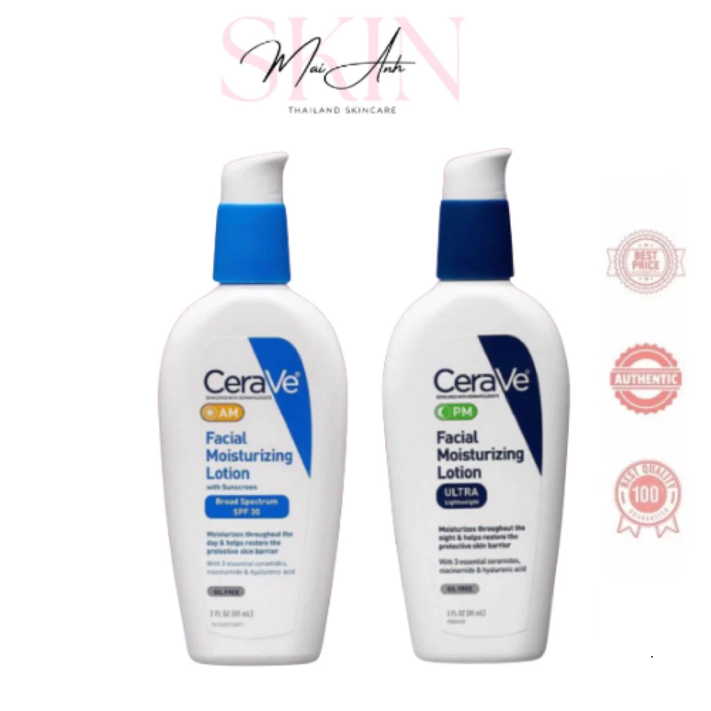 Kem Dưỡng Ẩm Cerave Facial Moisturizing Lotion AM/PM 89ml