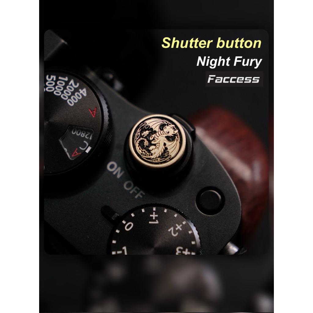 Shutter button “ Night Fury “ for fujifilm
