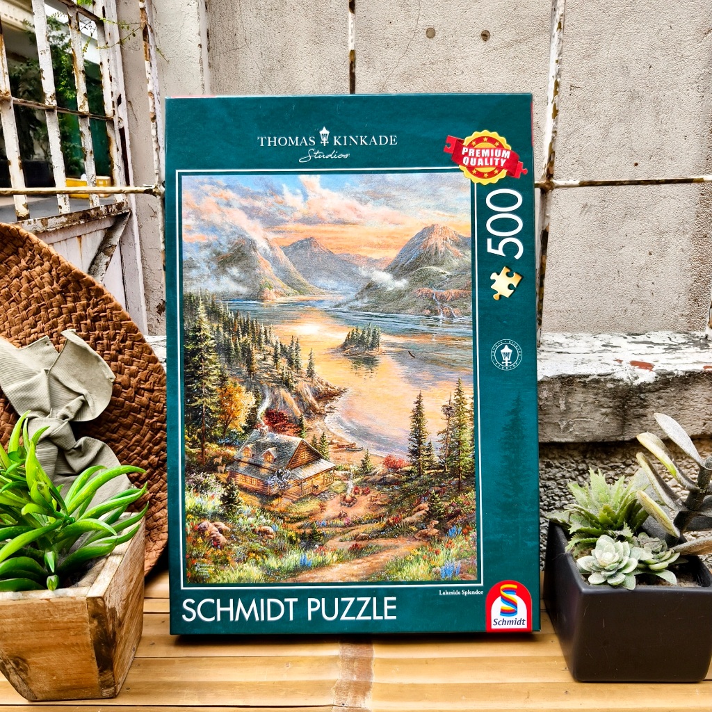 (Có sẵn) Tranh ghép hình puzzle 500 mảnh "Lakeside splendor", Schmidt