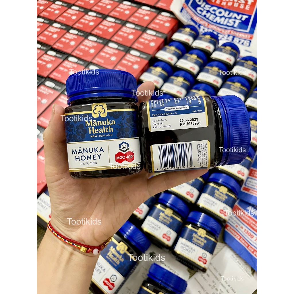 [HÀNG CHUẨN ĐỦ BILL] Manuka MGO 400+ lọ 250g - Mật ong Manuka Health