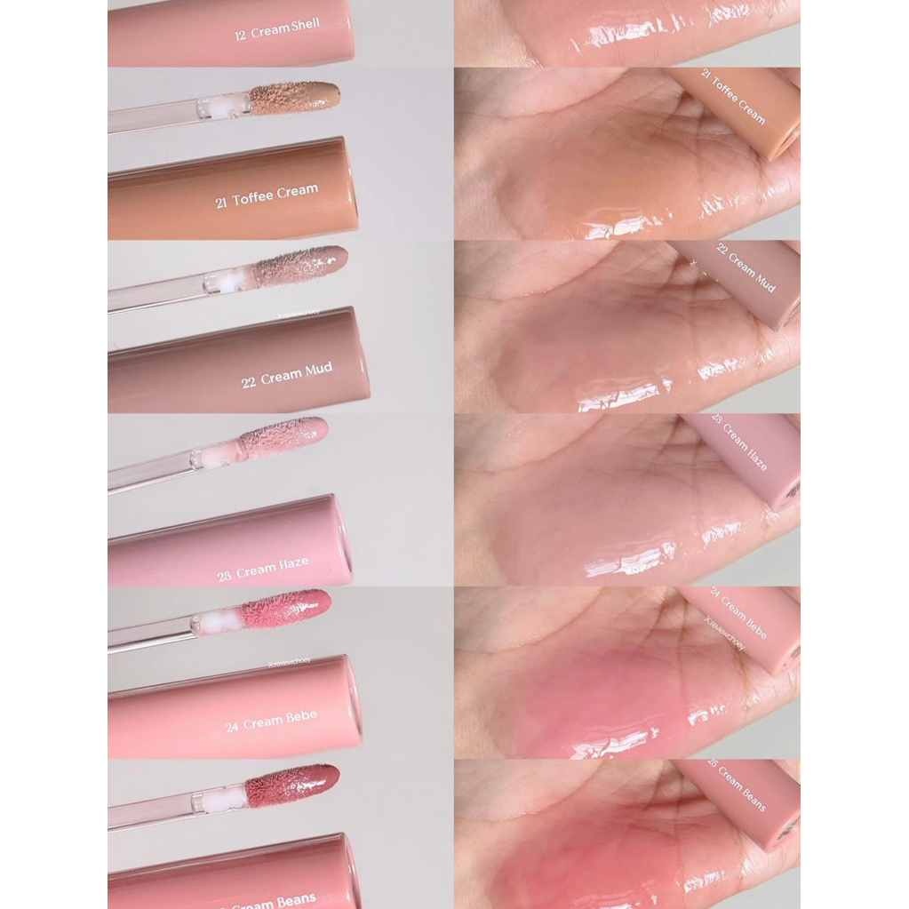 [Sẵn] [Màu 12-25] Son Bóng Romand Glasting Color Gloss