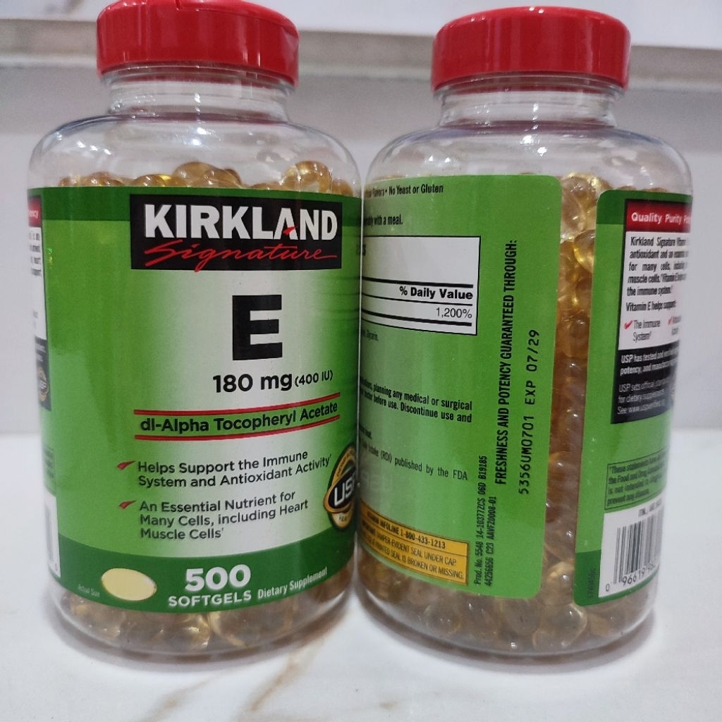 Vitamin E Kirkland 400ui - Vitamin E 500 viên Kirkland