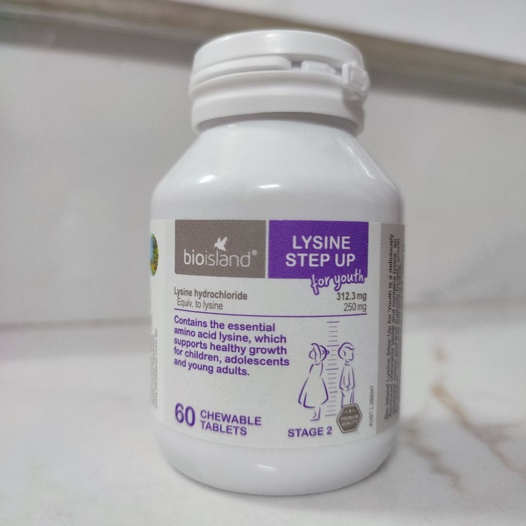 Lysine Bio Island phát triển chiều cao cho bé từ 6 tuổi 60 viên